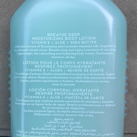 BATH & Body Works Breathe Deep Eucalyptus & Lavender body lotion 192ml 6.5oz - Picture 3 of 4